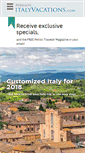 Mobile Screenshot of italyvacations.com