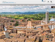 Tablet Screenshot of italyvacations.com